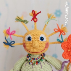 Folk doll Maslenitsa amigurumi pattern by Iryna Zubova