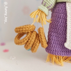 Folk doll Maslenitsa amigurumi by Iryna Zubova