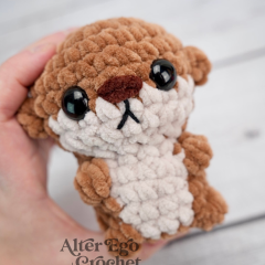 NO-SEW Otto the Otter amigurumi pattern by Alter Ego Crochet