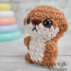 NO-SEW Otto the Otter amigurumi pattern by Alter Ego Crochet