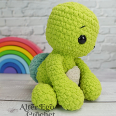 Tucker the Turtle amigurumi pattern by Alter Ego Crochet