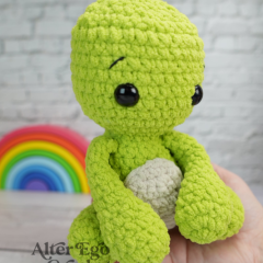 Tucker the Turtle amigurumi pattern by Alter Ego Crochet