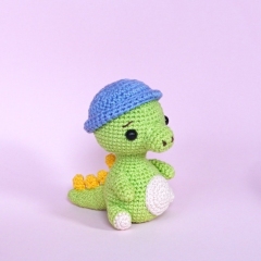 Dustin, the dino baby amigurumi pattern by Amigurumi with Eli