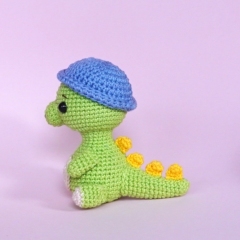 Dustin, the dino baby amigurumi by Amigurumi with Eli