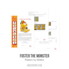 Foster the Monster amigurumi pattern by IlDikko