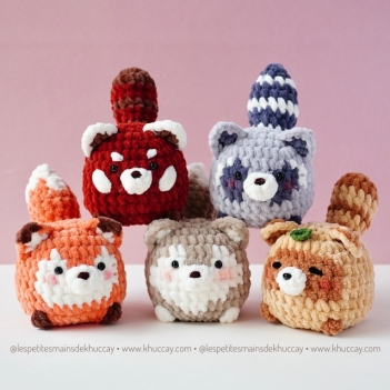 The Chubby Forest Animals amigurumi pattern by Khuc Cay