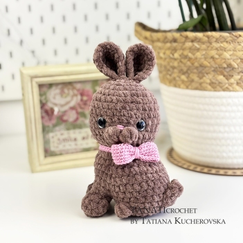 Cute Bunny amigurumi pattern by TANATIcrochet