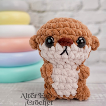 NO-SEW Otto the Otter amigurumi pattern by Alter Ego Crochet