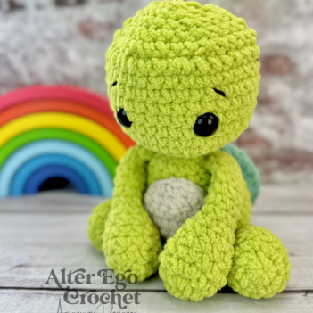 Tucker the Turtle amigurumi pattern by Alter Ego Crochet