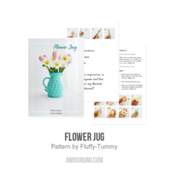 Flower jug amigurumi pattern by Fluffy Tummy