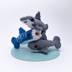 Shark, Hammerhead, and Whale Shark  amigurumi pattern by Theresas Crochet Shop
