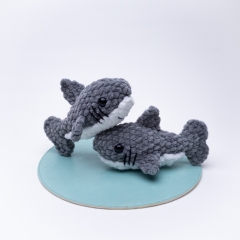 Shark, Hammerhead, and Whale Shark  amigurumi by Theresas Crochet Shop