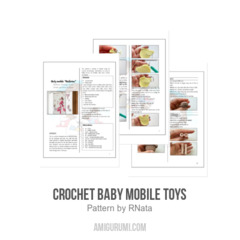 Crochet Baby Mobile Toys amigurumi pattern by RNata