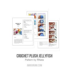 Crochet Plush Jellyfish amigurumi pattern by RNata
