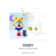 Serenity amigurumi pattern by P'tite Peste
