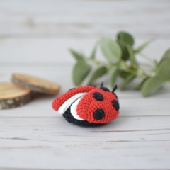 Little Ladybug amigurumi pattern by Elisas Crochet