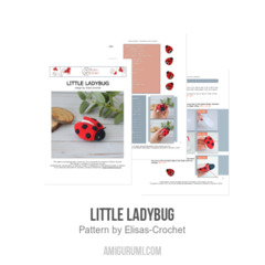 Little Ladybug amigurumi pattern by Elisas Crochet