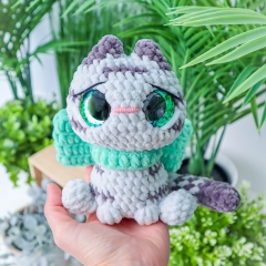Itty Bitty Kitty, 2 in 1 Pattern  amigurumi pattern by Lex in Stitches