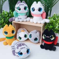 Itty Bitty Kitty, 2 in 1 Pattern  amigurumi pattern by Lex in Stitches