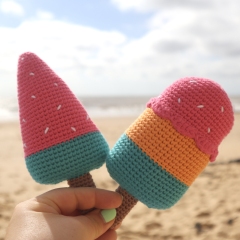 Ice Lollies - Popsicles amigurumi pattern by Smiley Crochet Things
