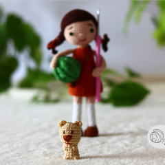 Lili, the crochet doll & quick bear amigurumi pattern by yarnacadabra