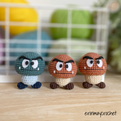 Grumpy Mushroom Guy amigurumi pattern by erinmaycrochet