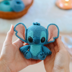 Baby Stitch amigurumi pattern by Crocheniacs
