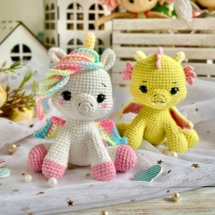 Ivy the Unicorn amigurumi pattern by LovenikaDesign