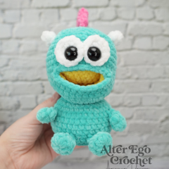 Mr. Secret the Monster Surprise amigurumi pattern by Alter Ego Crochet