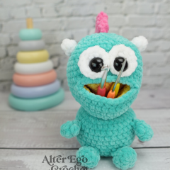 Mr. Secret the Monster Surprise amigurumi by Alter Ego Crochet
