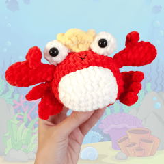 King Crab amigurumi by Hugurumitoys