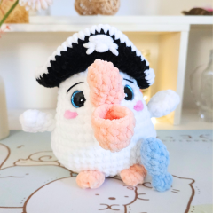 Low-sew Pelican & Toucan amigurumi pattern by Hugurumitoys
