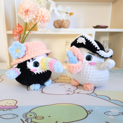 Low-sew Pelican & Toucan amigurumi pattern by Hugurumitoys