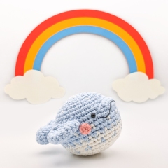 Captain Froggie & Baby Whale Shark amigurumi pattern by schrahki