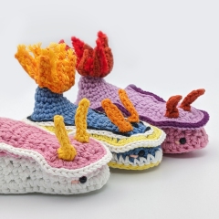 Nudibranch (Sea Slug) amigurumi pattern by schrahki