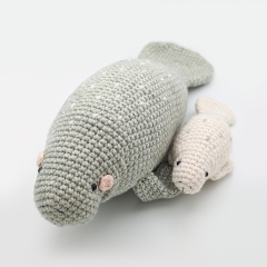 Tater & Toffel the Manatees amigurumi by schrahki