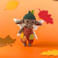 Autumn Pixie amigurumi by Pracownia Blask