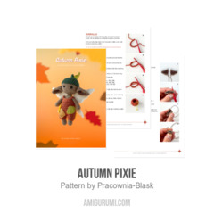 Autumn Pixie amigurumi pattern by Pracownia Blask