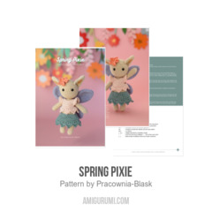 Spring Pixie amigurumi pattern by Pracownia Blask