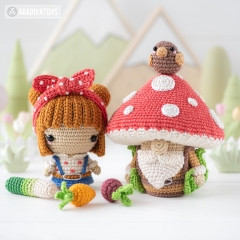 Vegetable Patch ('Mini Kingdom') amigurumi pattern by AradiyaToys