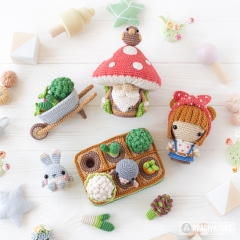 Vegetable Patch ('Mini Kingdom') amigurumi pattern by AradiyaToys
