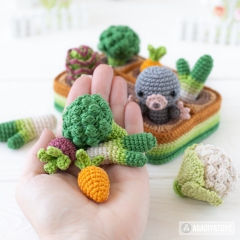Vegetable Patch SE ('Mini Kingdom') amigurumi by AradiyaToys