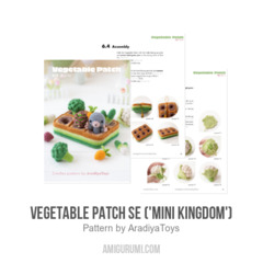 Vegetable Patch SE ('Mini Kingdom') amigurumi pattern by AradiyaToys