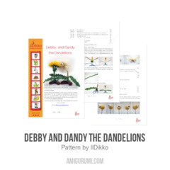 Debby and Dandy the Dandelions amigurumi pattern by IlDikko