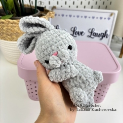 Sleeping baby rabbit