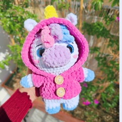 Unicorn with Hoodie