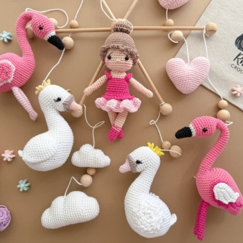 Crochet Baby Mobile Toys amigurumi pattern by RNata