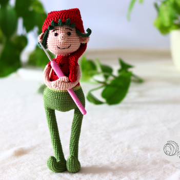 Watermelon Elf Amigurumi Pattern amigurumi pattern by yarnacadabra