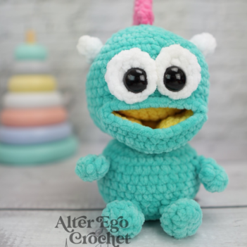 Mr. Secret the Monster Surprise amigurumi pattern by Alter Ego Crochet
