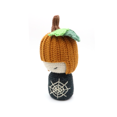 Halloween Pumpkin Kokeshi Doll amigurumi by RoKiKi